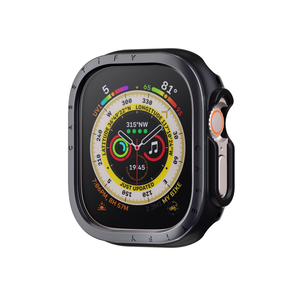 [⌚พร้อมส่ง⌚] CASETiFY | Apple Watch - Metallic Impact Case with Screen Protector