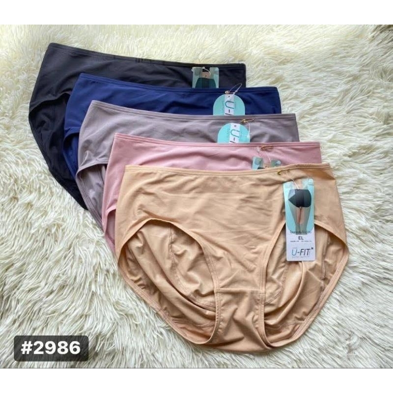 Wacoal WU2986 U-Fit กางเกงในแบบครึ่งตัว(ราคาต่อ1ตัว)