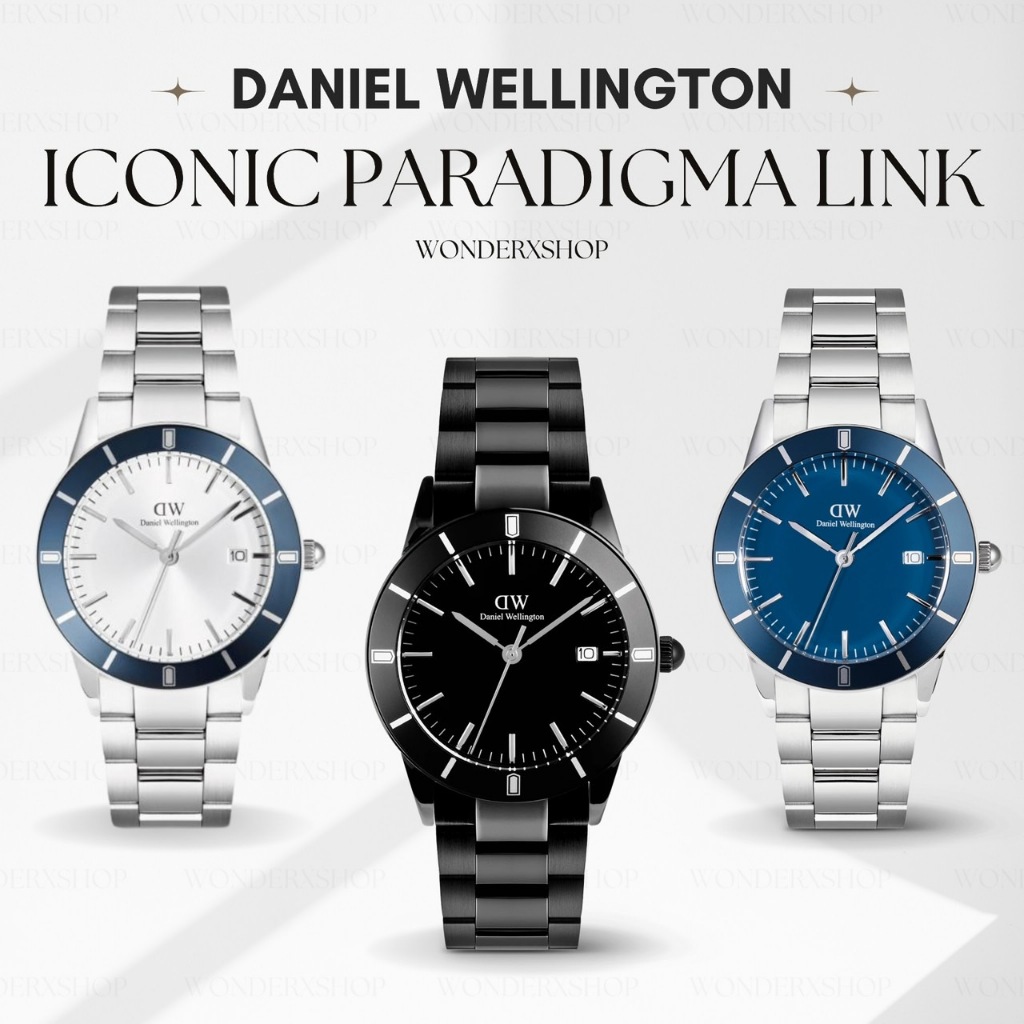 พร้อมส่งจากช้อปญี่ปุ่น‼️Daniel Wellington Iconic Paradigma Link ของแท้💯 ผ่อนฟรีไม่มีค่าธรรมเนียม