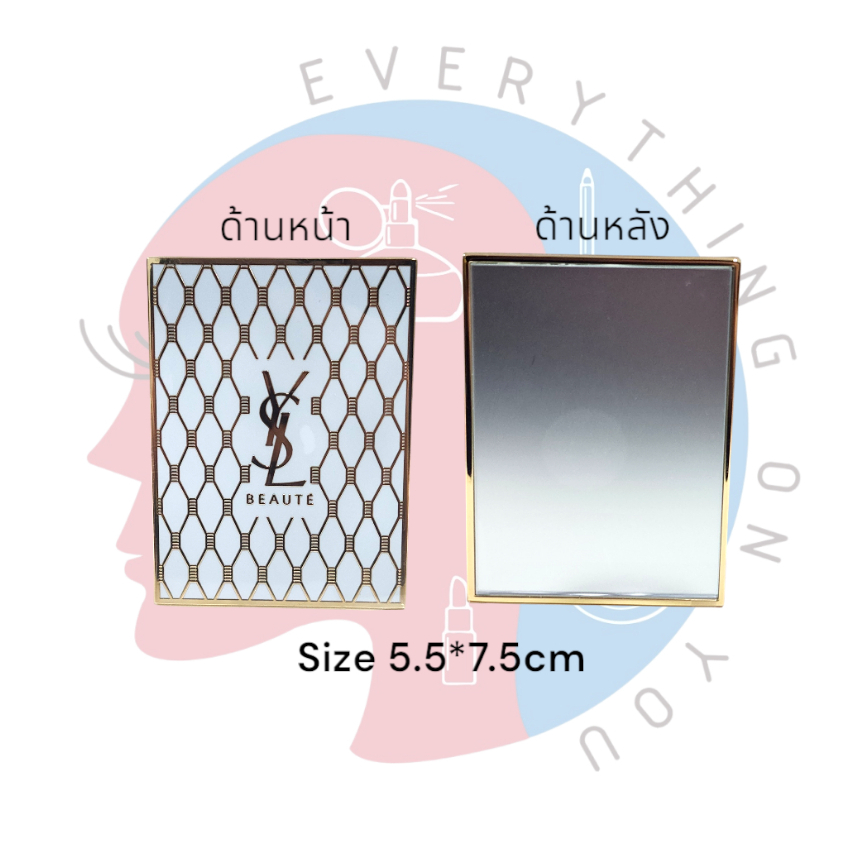 [พร้อมส่ง] YSL Beaute Mirror #White & gold กระจก YSL