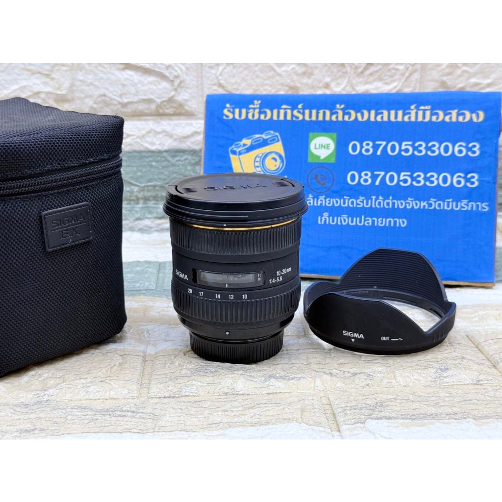 Sigma10-20 (Nikon) สภาพดี ไม่มีฝ่ารา