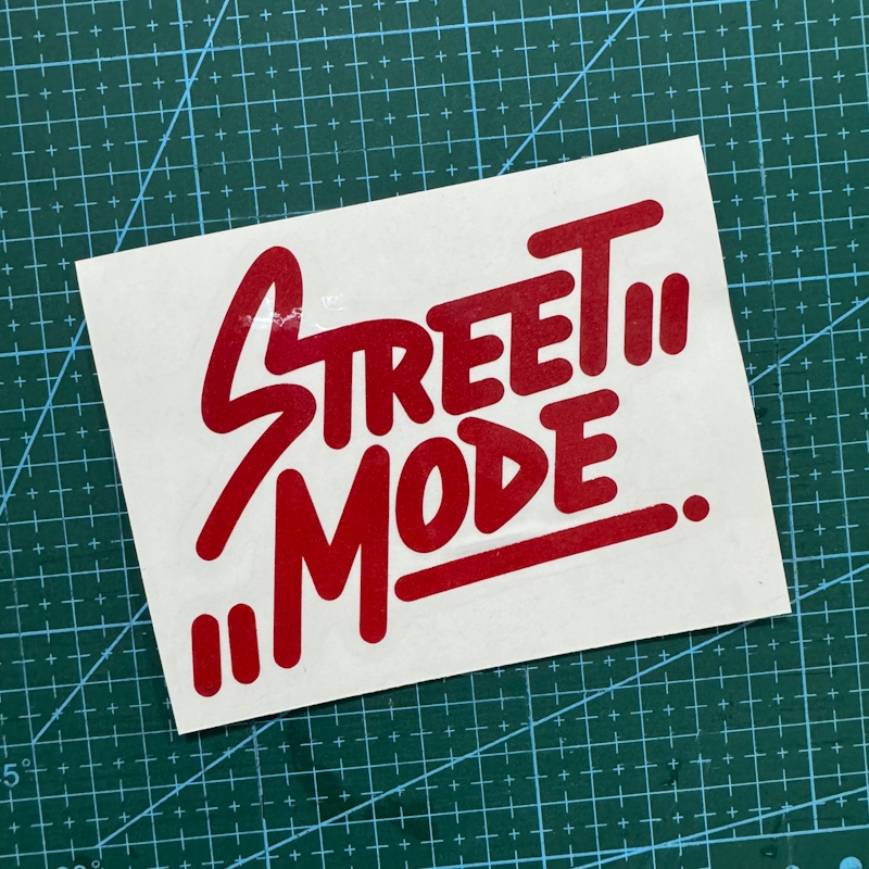 สติ๊กเกอร์ติดรถ Street Mode สติ๊กเกอร์เกรด wrap ลอกออกได้ไม่ทิ้งคราบกาวและ สติ๊กเกอร์สะท้อนแสง