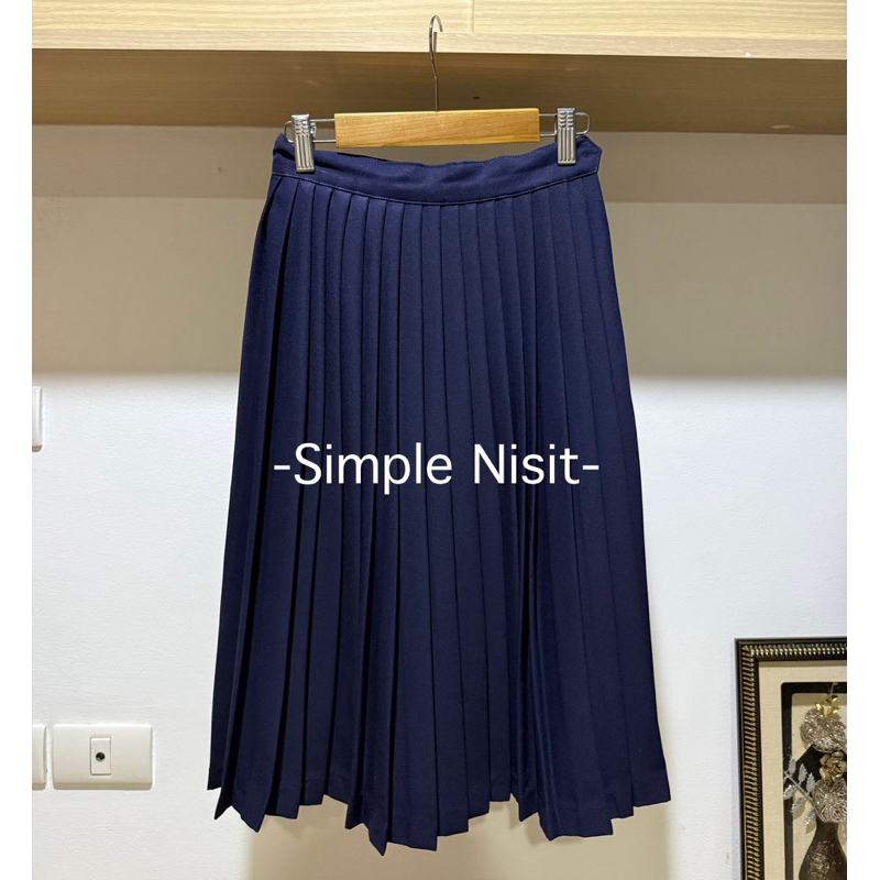กระโปรงนิสิต จากร้าน simple nisit  จุฬา สีกรม