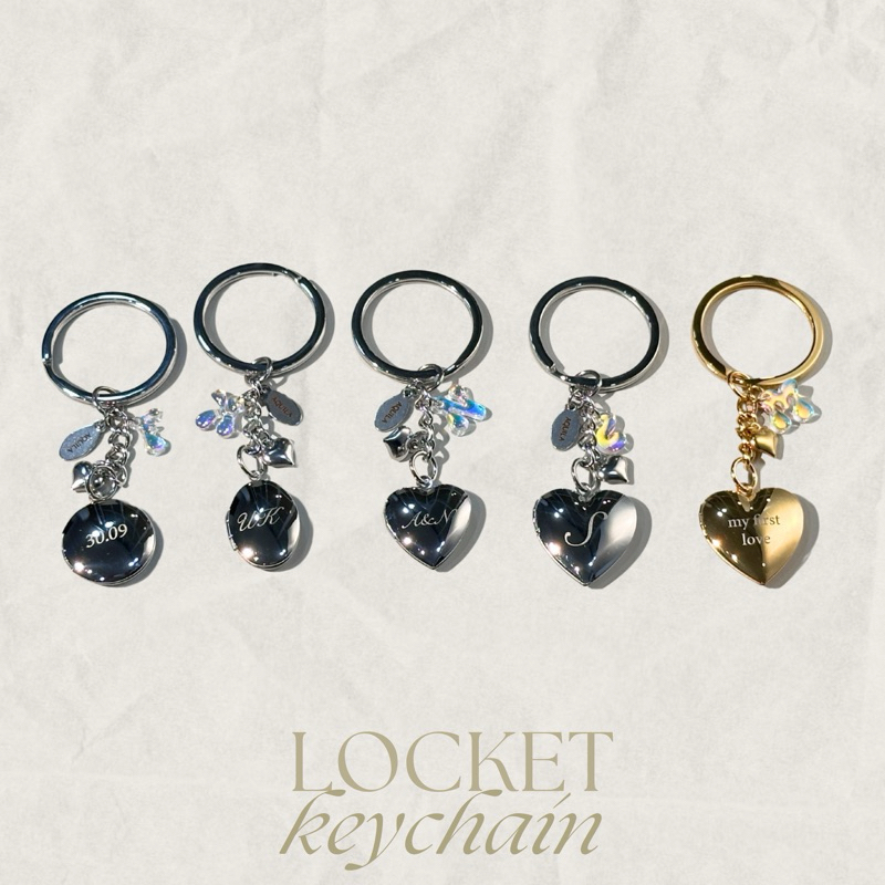 ผลิต 5-7 days📍 locket keychain • พวงกุญแจ ล็อกเก็ตใส่ภาพ จี้ล็อกเก็ต พวงกุญแจล็อกเก็ต ล็อกเก็ต