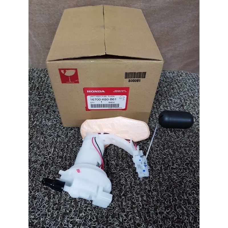 ชุดปั๊มน้ำมันเชื้อเพลิงCLICK(ปี2019-2020)แท้เบิกศูนย์16700-K60-B61