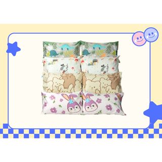 ปลอกหมอนหนุนขนาด20*30นิ้วและปลอกหมอนข้างขนาด14*42นิ้วผ้าพิมพ…