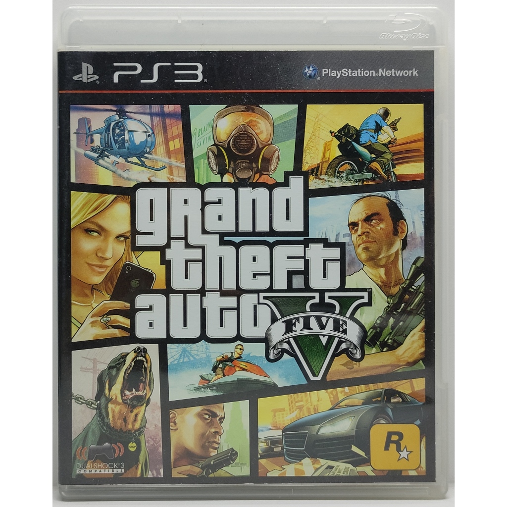 Grand Theft Auto V (GTA5) แผ่นแท้ PS3 มือสอง [Z3,ASIA] *ภาษาอังกฤษ*