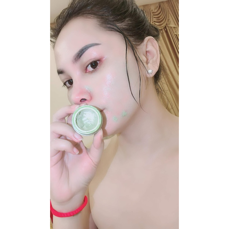 ครีมเขียว✔️សម្រាស់ធារ៉ា✔️10g.บำรุงผิวหน้า - รูปที่ 4
