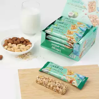 ฟู๊ดฟิต กราโนล่าบาร์ รสโคโคนัทคาราเมล (12 แท่ง) ซองเดอร์ Xongdur Foodfitt Granola Bar Coconut Caramel Flavor (327-012)