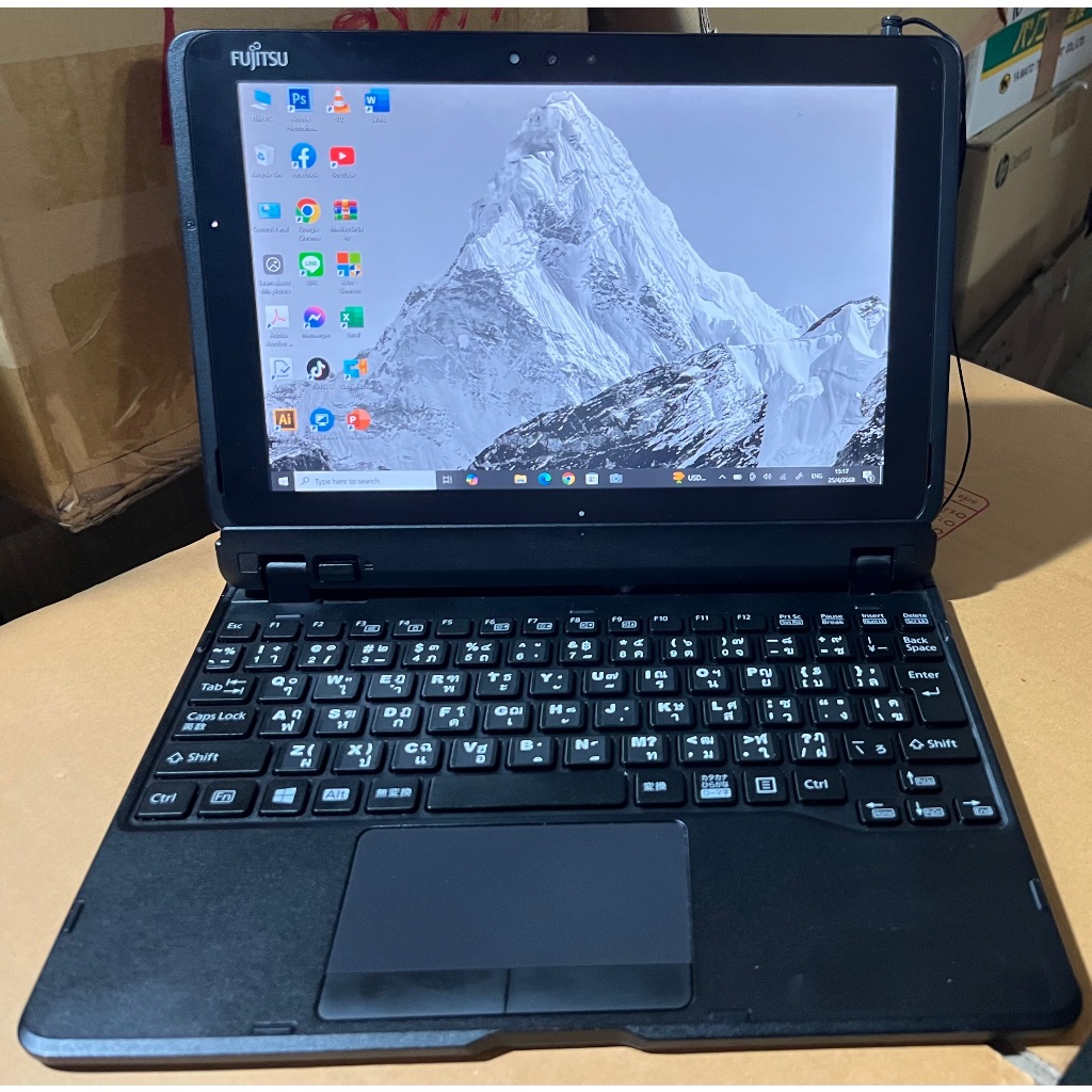 Tablet  Fujitsu Tab Q509/จอ 10.1 นิ้ว/128 gb/Ram 4 gb/Window 10