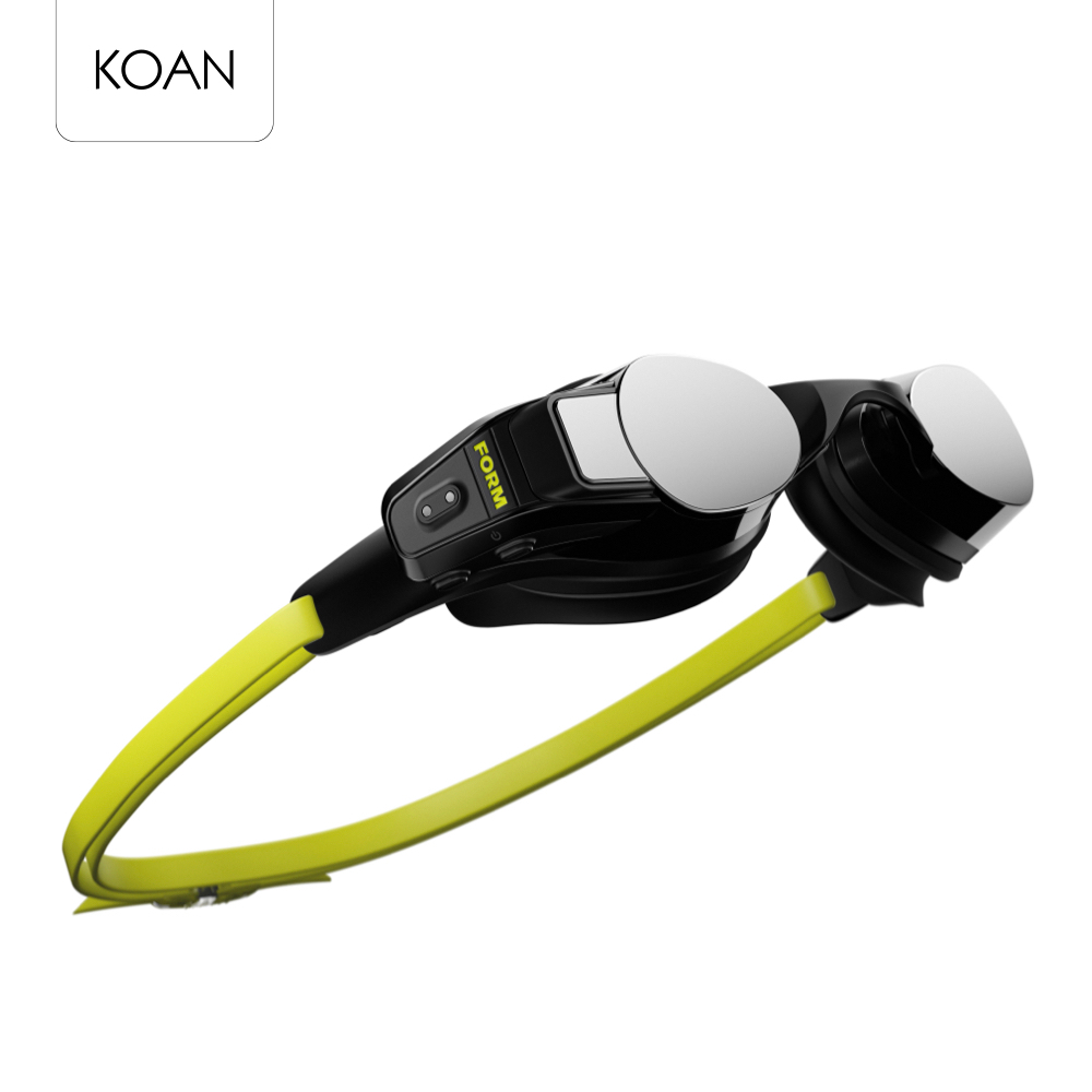 FORM 2 SWIM GOGGLES (BLACK) แว่นตาว่ายน้ำอัจฉริยะ พร้อมหน้าจอแสดงผลติตดามสถิติ พร้อมเซ็นเซอร์วัดอัตราการเต้นของหัวใจ