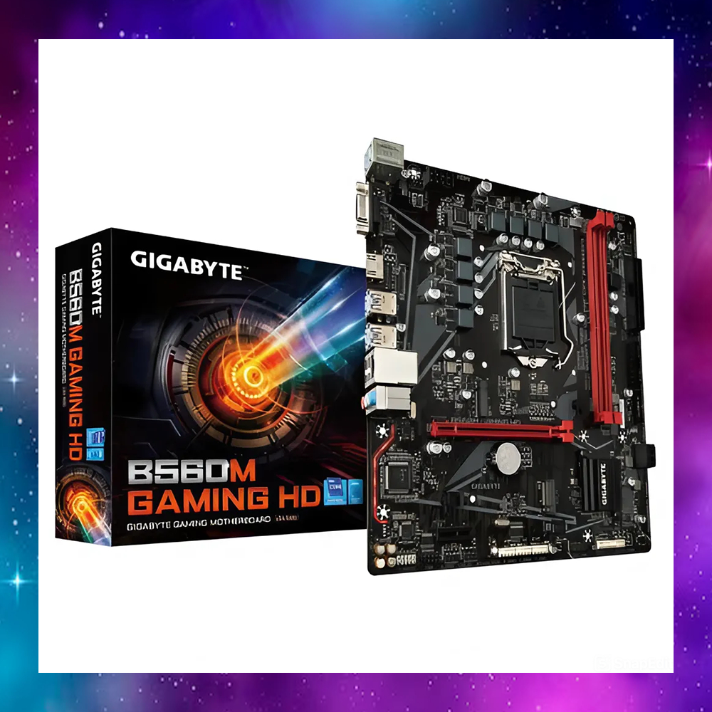 MAINBOARD (เมนบอร์ด) 1200 GIGABYTE B560M GAMING HD GEN10-11 ใช้งานปกติ