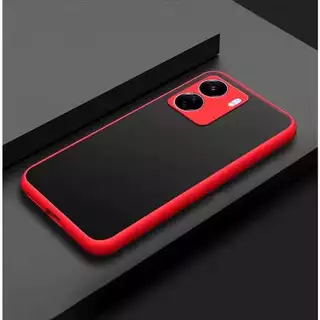 เคสขอบสีหลังแบบขุ่น ใช้สำหรับ Xiaomi Redmi 13C Poco C65 Redmi13 Redmi A5 เคสกันกระแทก ขอบสีหลังด้าน