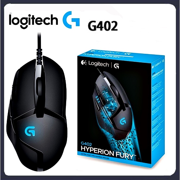 Logitech G402 Hyperion Fury FPS Gaming Mouse ( เมาส์เกมมิ่ง ) เมาส์สำหรับเล่นเกมอีสปอร์ต