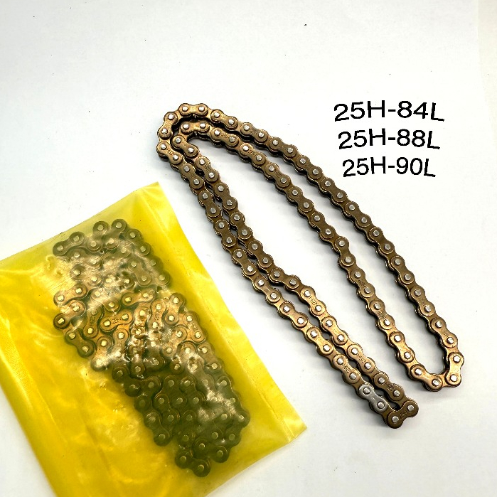 โซ๋ 25H โซ่ราวลิ้นซับเสียง 25H-84ข้อ 25H-88ข้อ 25H-90ข้อ โซ่กลม wave110i ดีรีม110i Dream110i wave125