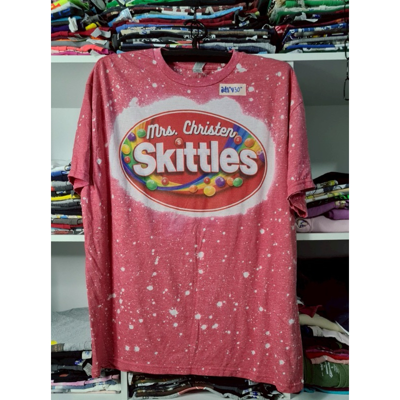 เสื้อ Skittles มัดย้อม (XL) ป้าย GILDAN