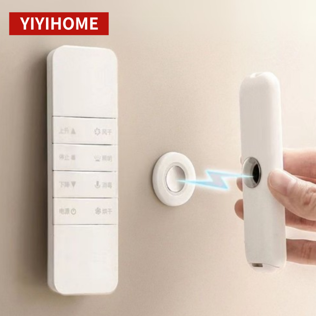 YIYIHOME  ตะขอแม่เหล็กติดผนัง  แบบไม่ต้องเจาะ ใช้สำหรับแขวนรีโมท  ป้องกันการสูญหาย   ตกแต่งบ้านเหมาะสำหรับใช้ในบ้าน