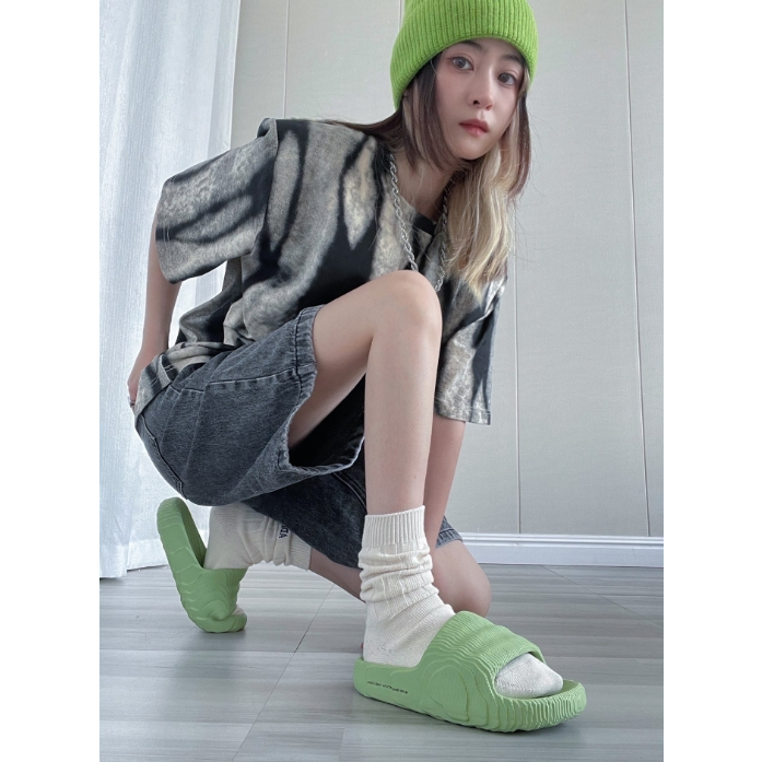 Adidas Originals ADILETTE 22 Sandals อาดิดาส Beige/Black/White/Green/yellow รองเท้าแตะ