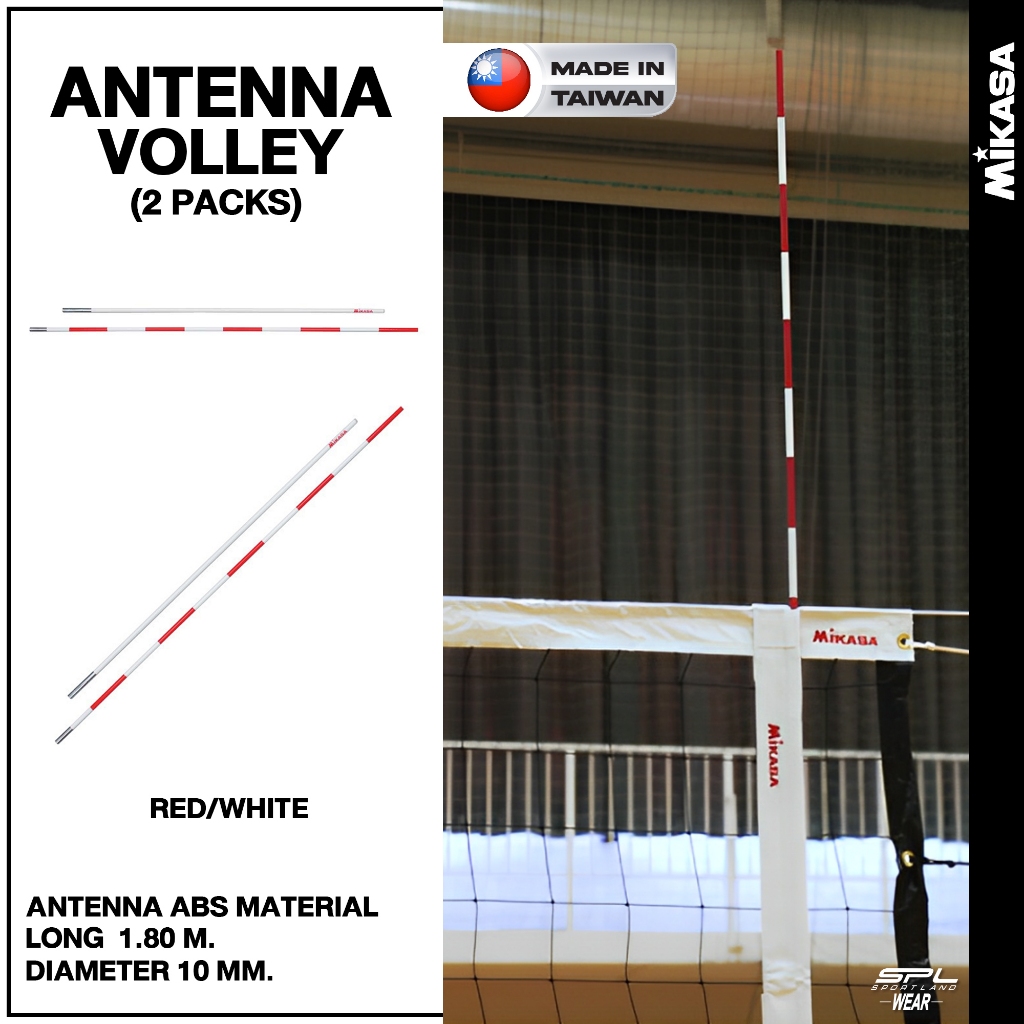 MIKASA มิกาซ่า เสาอากาศวอลเลย์ วอลเลย์บอล Antenna volley tw ATN R/W (2600)