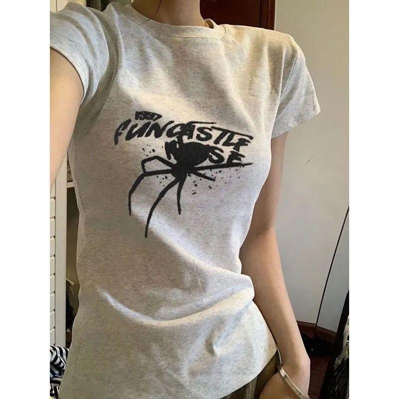 สไตล์ใหม่ของผู้หญิงเสื้อยืดแขนสั้นผ้าฝ้าย สำหรับผู้หญิง มาใหม่สำหรับฤดูร้อน เสื้อแขนสั้น