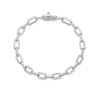 Jewellista สร้อยข้อมือเงินแท้ 925 ประดับพลอย CZ รุ่น Fenella