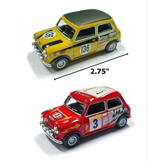 โมเดลรถเหล็ก Mini Cooper scale 1/43 รถยาว 7 ซม. มีกล่อง