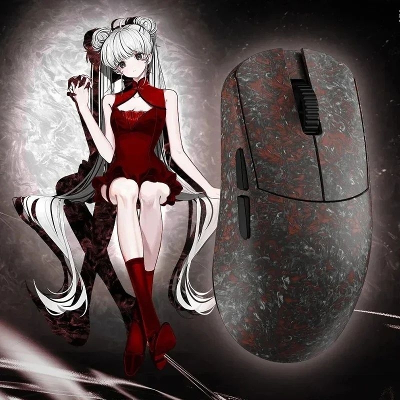 WLmouse YING สีแดง มือ1 พร้อมส่ง Forged Carbon Fiber 8k