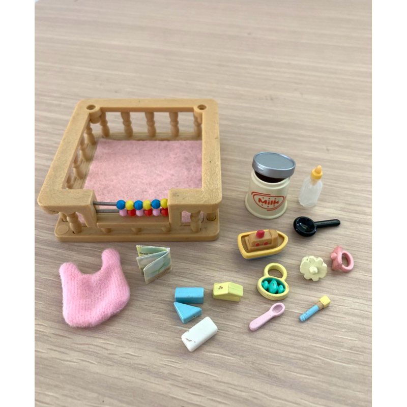สินค้ามือสอง💥  Slyvanian Families อุปกรณ์ เครื่องใช้ ของเล่น น้องเบบี๋  จากญี่ปุ่น 🇯🇵