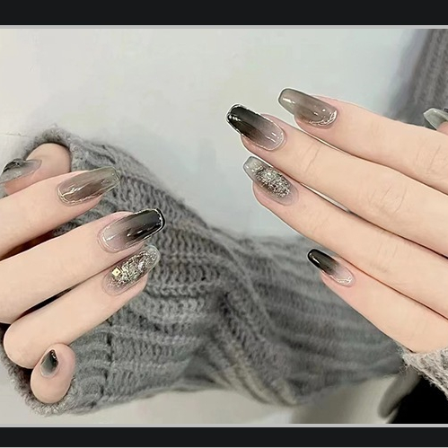 【 จัดส่งวันนี้ 】เล็บปลอม Diy ออกแบบเล็บปลอม กันน้ำ หลากหลายสไตล์ 24 ชิ้น