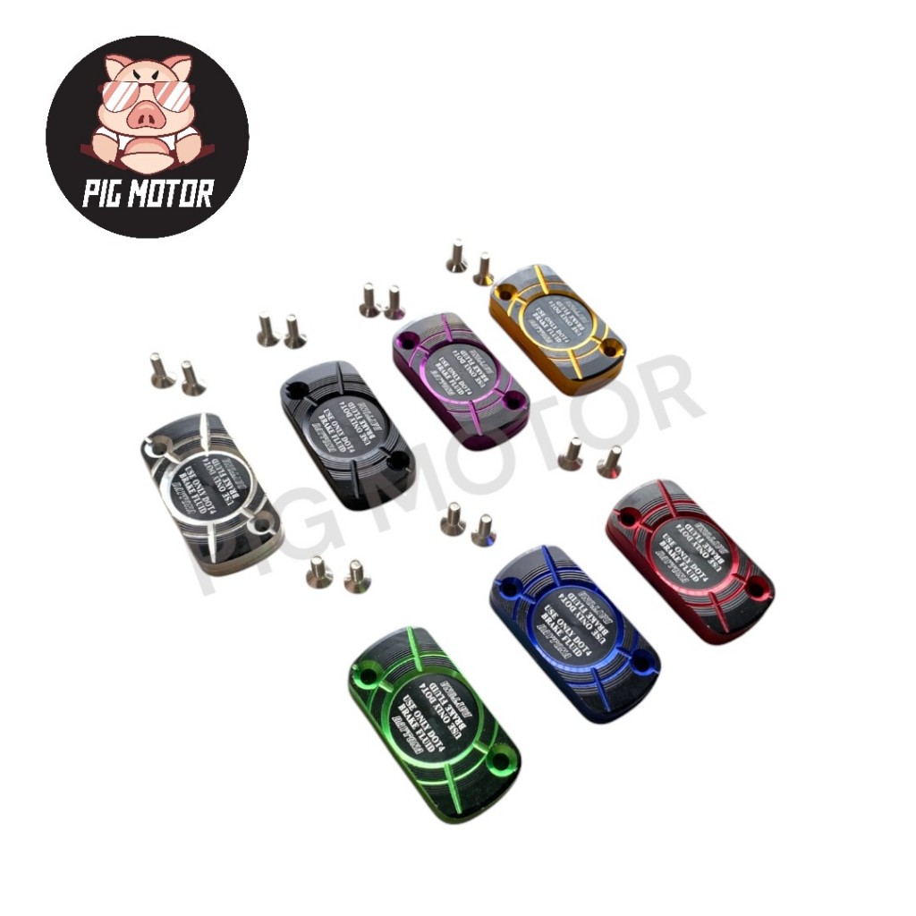 ฝาปิดปั๊มบน DAYTONA CNC WAVE/ZOOMER-X/CLICK/SCOOPY/ICON/CLICK110I/CLICK125I/CLICK150I ฝากระปุกน้ำมันเบรค ฝาปิดปั้มเดิม