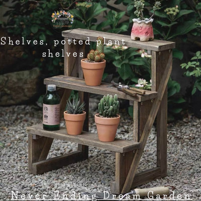 Shelves, potted plant shelves ชั้นวางของ ชั้นวางกระถางต้นไม้ ชั้นวางตกแต่งสวน