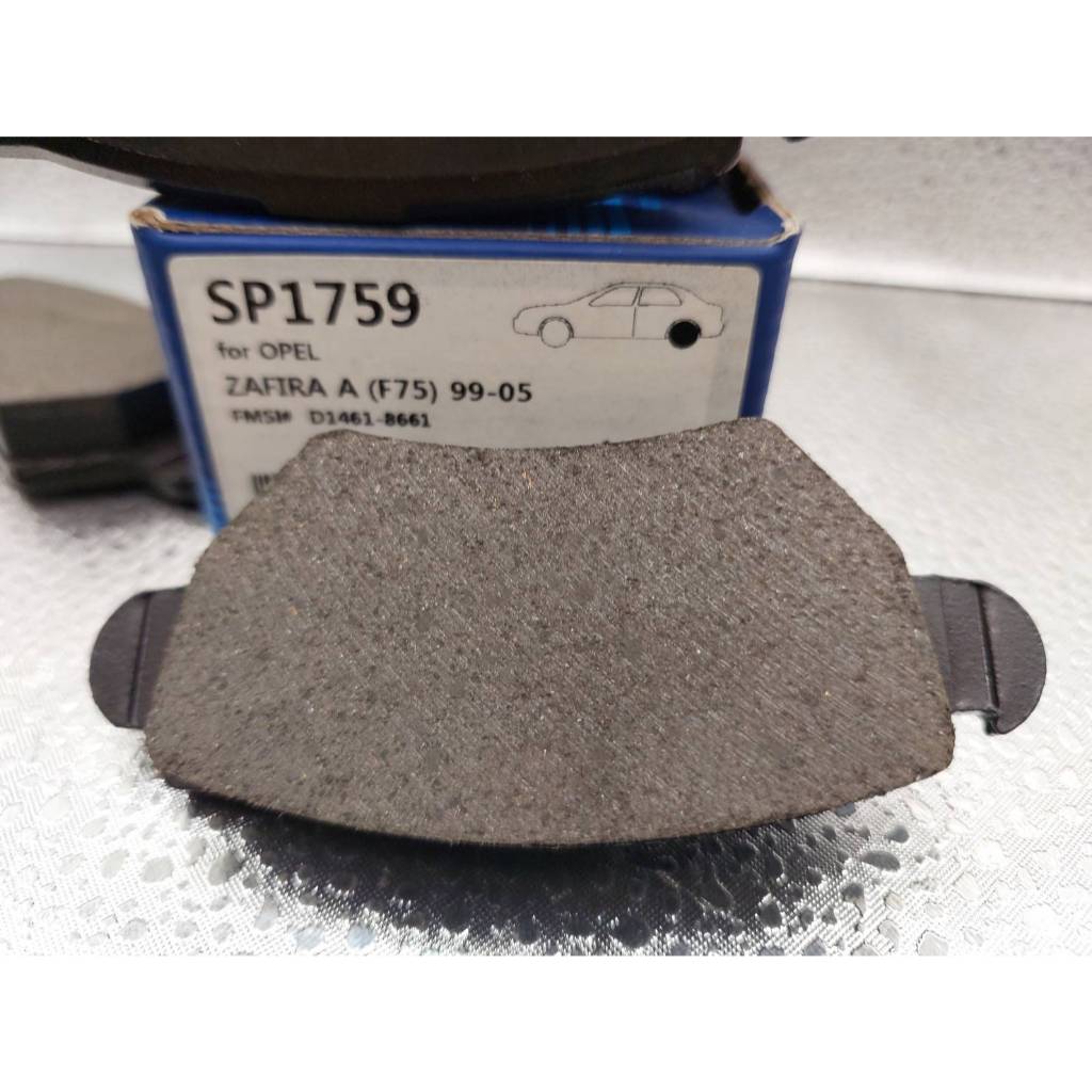 ผ้าเบรค HI Q คู่หลัง ZAFIRA หู กลม