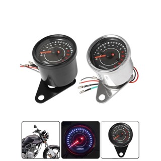 เรือนไมล์ วัดรอบ สีดำ-สีเงิน วัดรอบเครื่องยนต์ มาตรวัดความเร…