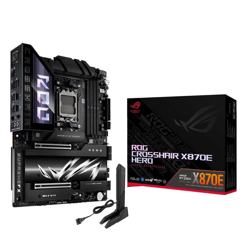 Asus ROG CROSSHAIR X870E HERO AMD AM5 Motherboard เมนบอร์ด