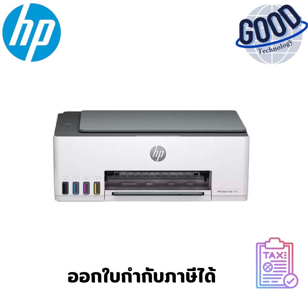 เครื่องปริ้นเตอร์ PRINTER HP Smart Tank 580 Wireless  ( รุ่น HP-INKTANK580 )