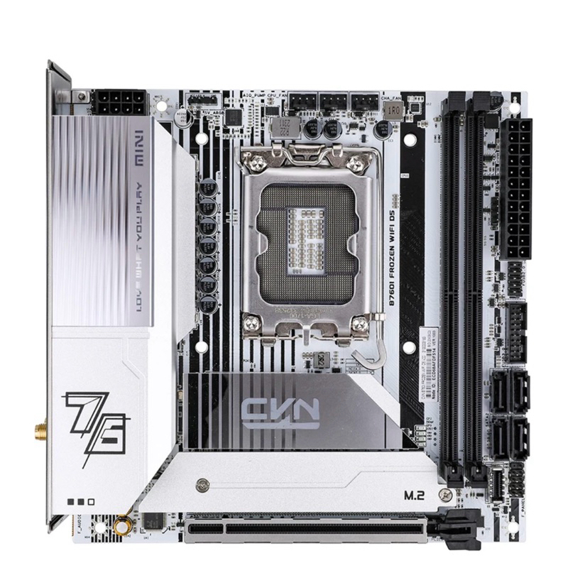 MB B760i LGA1700 Colorful Gaming Frozen บอร์ดจิ๋ว itx ของใหม่ ประกันศูนย์ไทยเต็ม 3+1ปี สินค้าส่งออก 