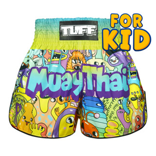 TUFF Muay Thai Kids Boxing Shorts กางเกงมวยไทยเด็ก กางเกงกีฬ…