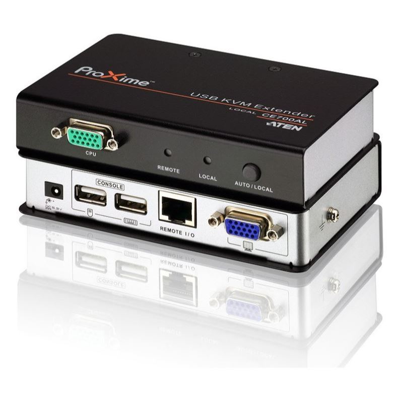 ATEN Extender Console KVM VGA Extender ขยาย จอ,USB Keyboard/Mouseไกล 150Mใช้สาย STP/FTP RJ45 Video #