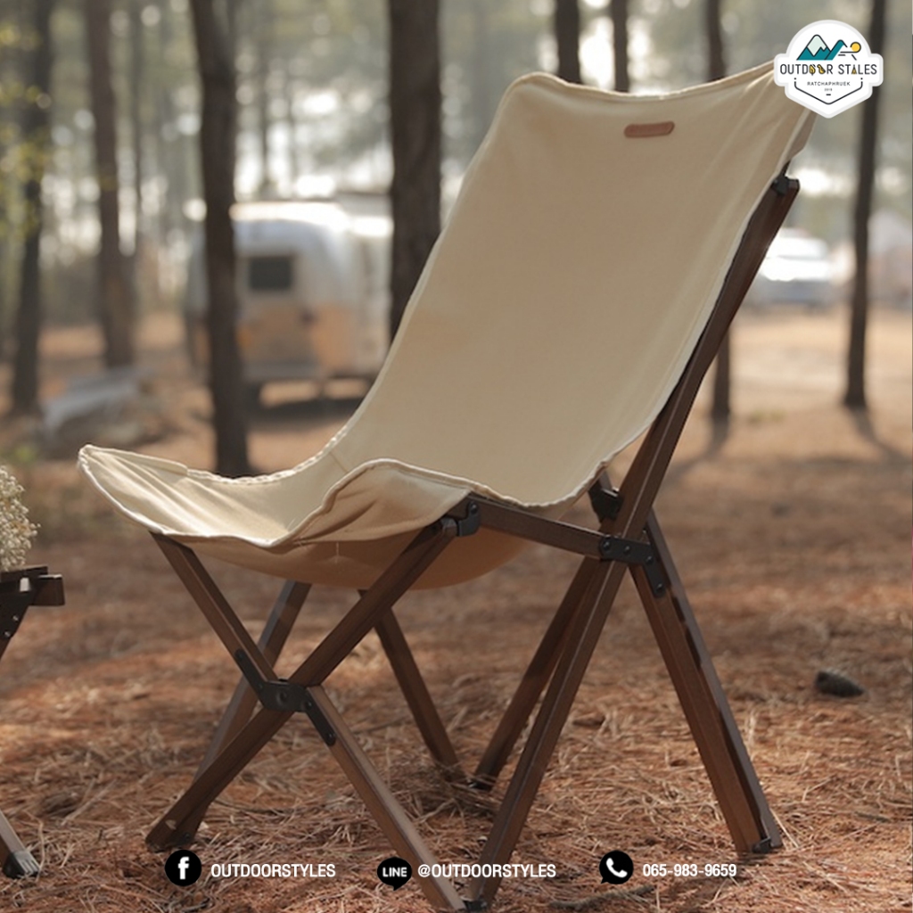 Blackdeer nature beech folding chair big