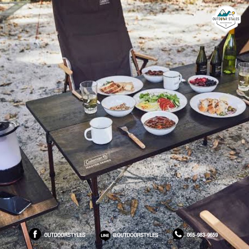 Coleman Comfort Master Butterfly Table 90/120 โต๊ะแคมป์ปิ้งปรับความสูงได้