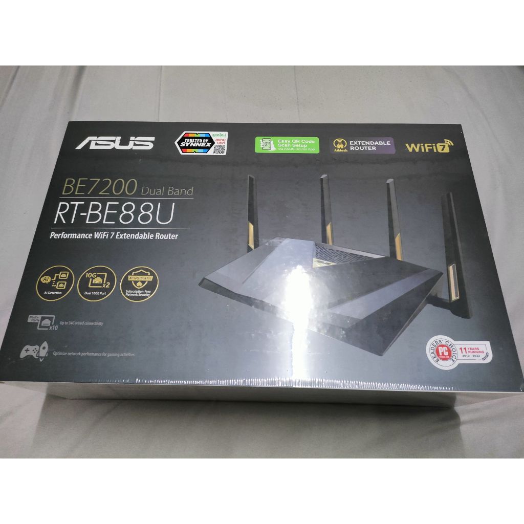 ROUTER ASUS RT-BE88U BE7200 WIFI 7 ของใหม่ มีประกันยาว