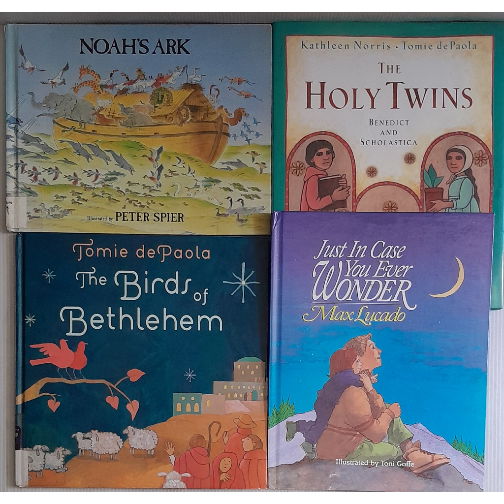 ph227 Noah's ark, Birds of Bethlehem, Holy Twins, Just in case you ever wonder Picture Book หนังสือม