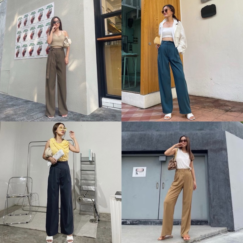 (knockknock.th) BLOUSE + PANTS 4 Styles