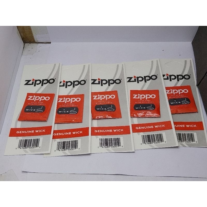 ไส้ไฟแช็ค Zippo Wick ของแท้ Made in USA 5ชุด