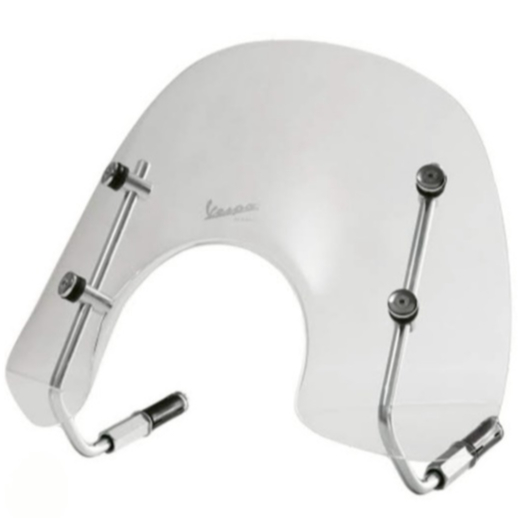 กระจกบังลมสั้น vespa ( แท้ ) สีใส สำหรับรถรุ่น LX125