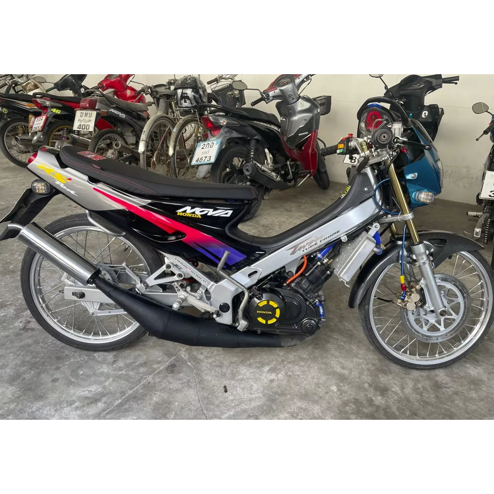 สติกเกอร์ติดโครง Dash 125 ตัวเก่า สะท้อนแสง 3M  twin tube Frame