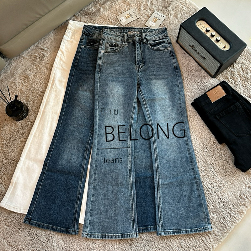 BL 625,626 กางเกงยีนส์ขาม้าเต่อ เอวกลาง ผ้ายืดเกรดพรีเมี่ยม ซิป YKK (A30)