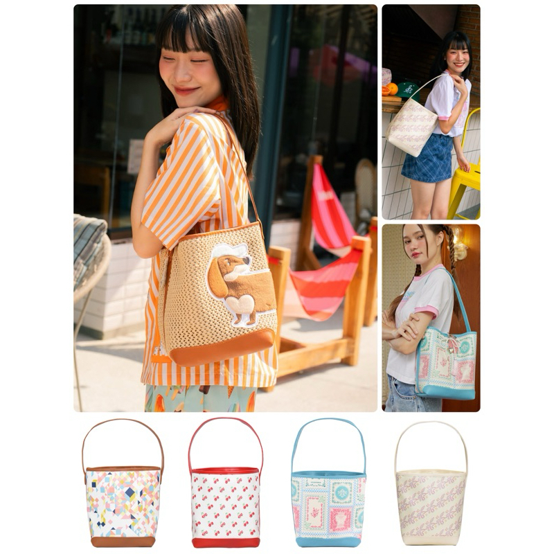 Kloset Etc. มีโค้ดลด10-30%กระเป๋า 🌈รุ่นBasket bag ❤️สินค้าของแท้จากshop