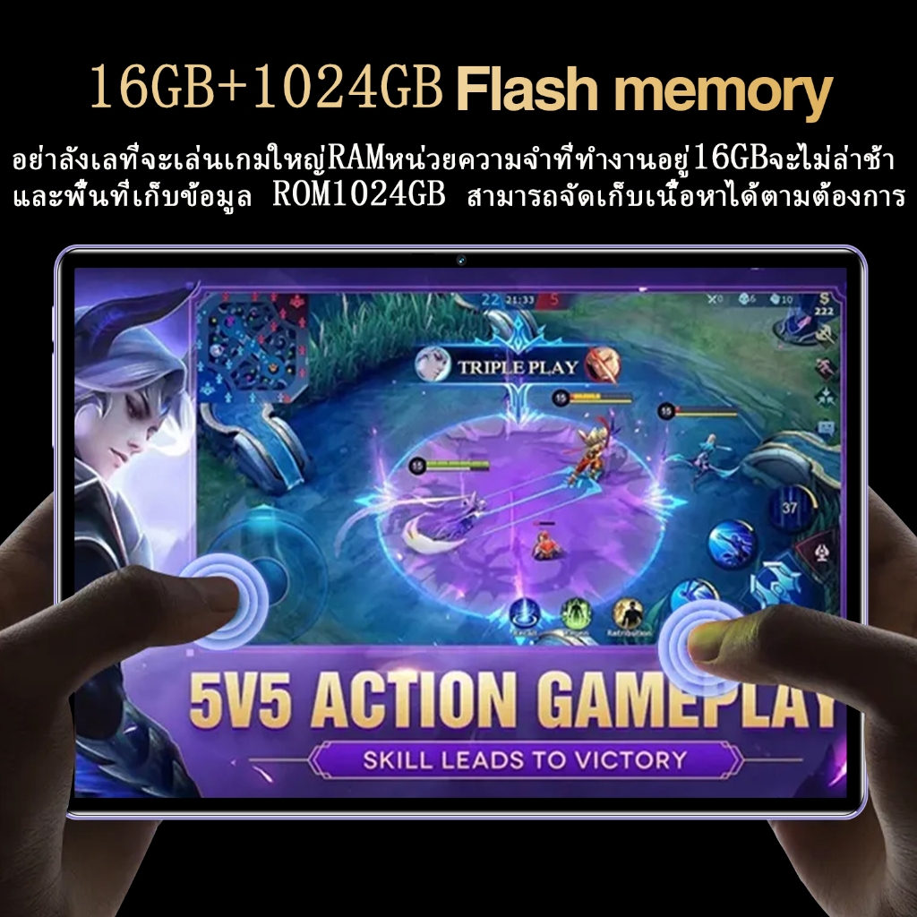 แท็บเล็ตใหT7 Android 15 丨 12 คอร์, ความจุ 15000mAh, หน่วยความจํา 16GB 1TB, หน้าจอ 12 นิ้ว, ชมภาพยนตร์และจบเกม - รูปที่ 7