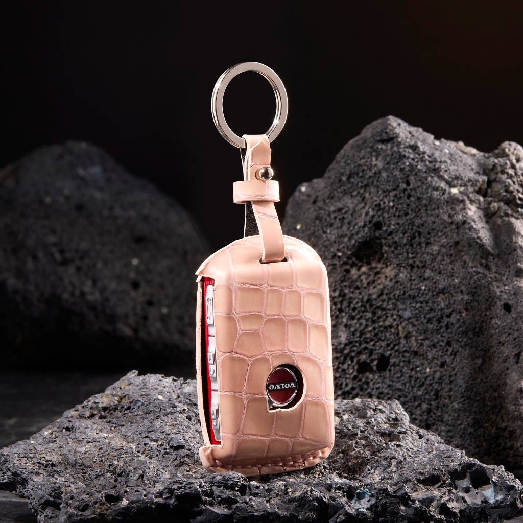 เคสกุญแจรถยนต์ VOLVO ซองกุญแจรถยนต์ หนังวัวแท้ CHAK